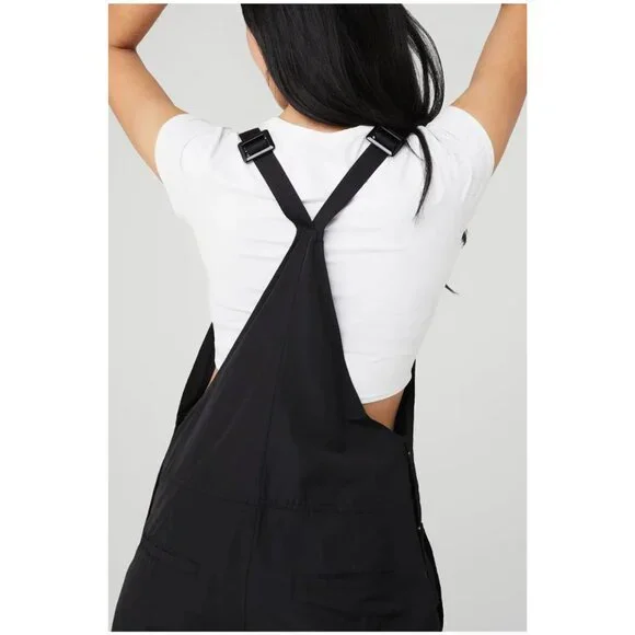 Alo Monterey Overalls in Black Size Small (Hemmed Inseam 27”) - Picture 6 of 16